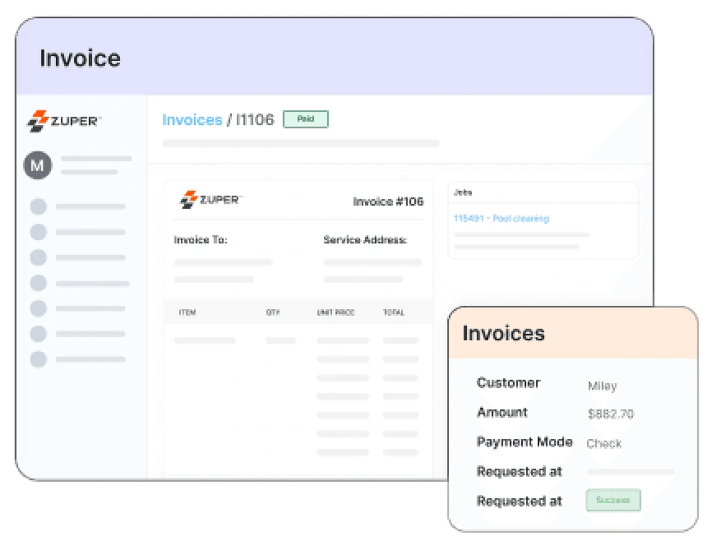Customer experience in Zuper