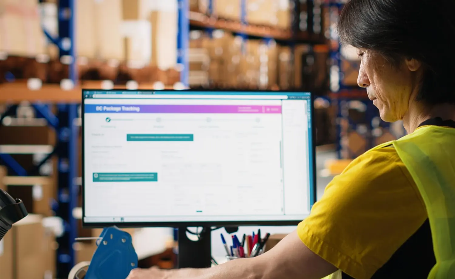 Trading and distribution warehouse