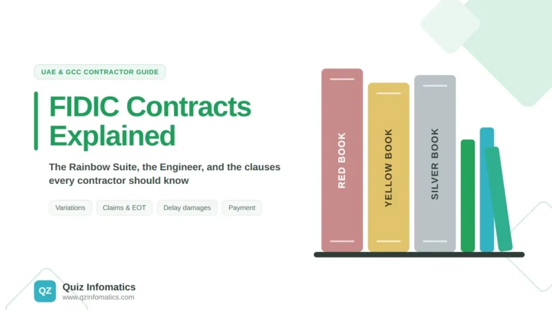 FIDIC Contracts Explained: A Guide for UAE and GCC Contractors